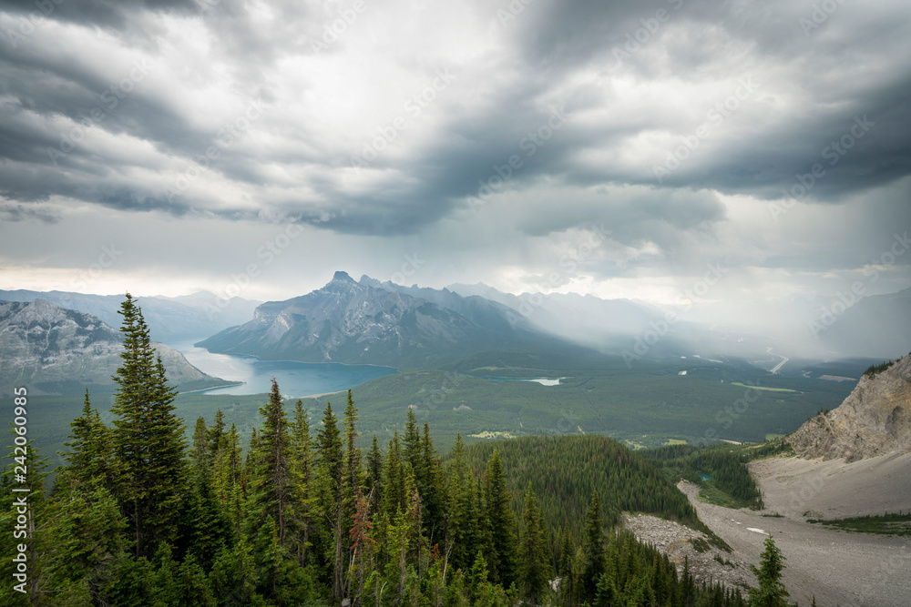 Obraz premium A Stormy Summit