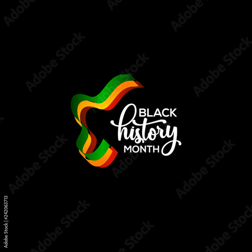 Black History Month Vector Template Design Illustration
