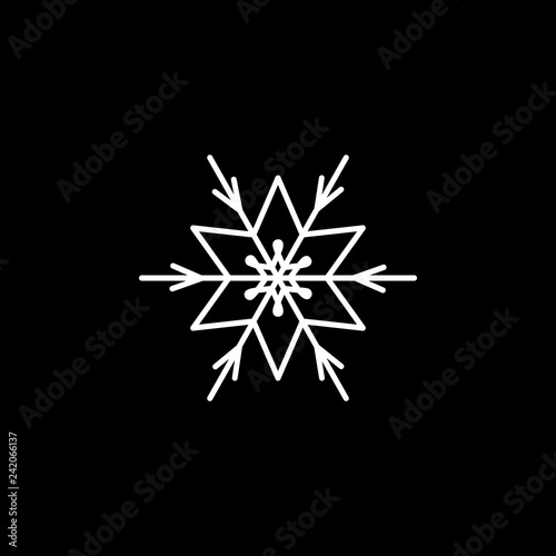 Snowflake, snow, winter icon. Element of winter icon for mobile concept and web apps. Detailed Snowflake, snow, winter icon can be used for web and mobile