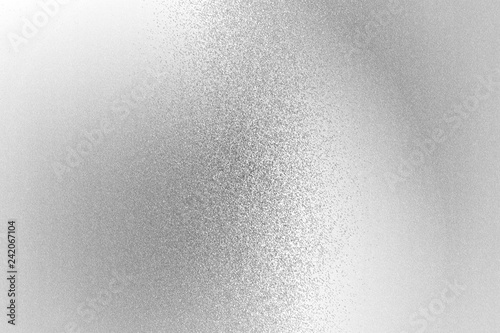 Obraz na płótnie Texture of reflection on rough white metallic wall, abstract background w salonie