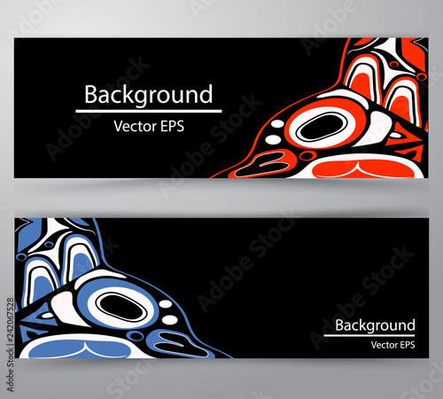 native header invitation Vector