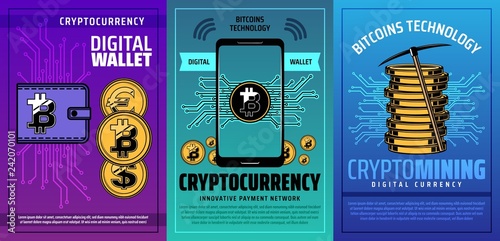 Mobile phone digital wallet with bitcoin