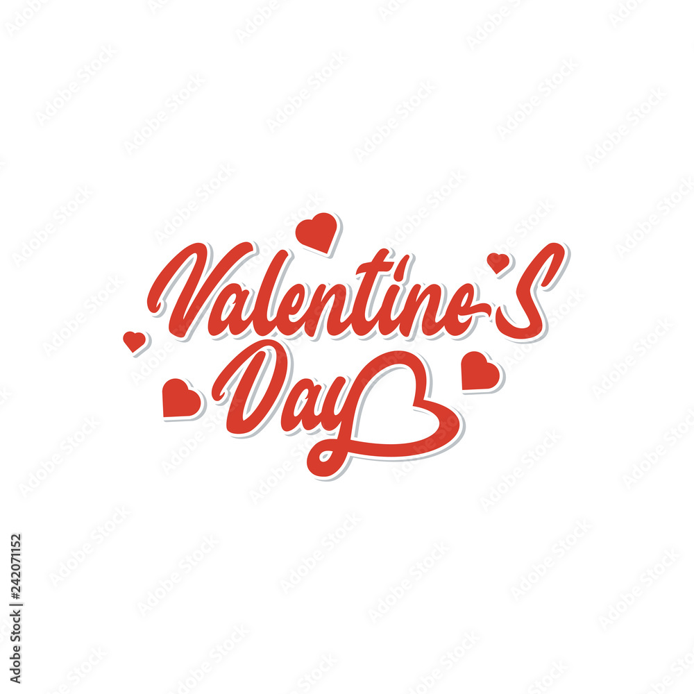 valentine's day greeting vector illustration valentine's day greeting vector illustration