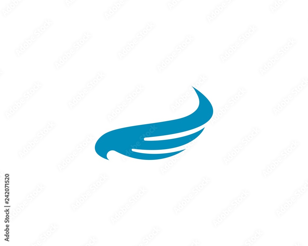 Fototapeta premium wing logo symbol for a professional designer