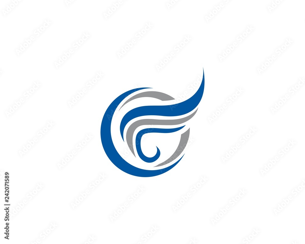 Naklejka premium wing logo symbol for a professional designer