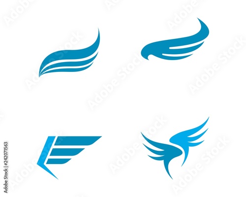 wing logo symbol for a professional designer