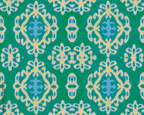  .Geometric pattern on fabric