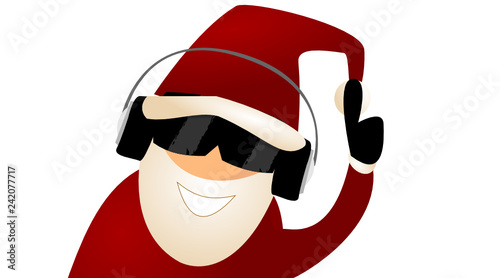 Party Santa Claus Kopfhörer