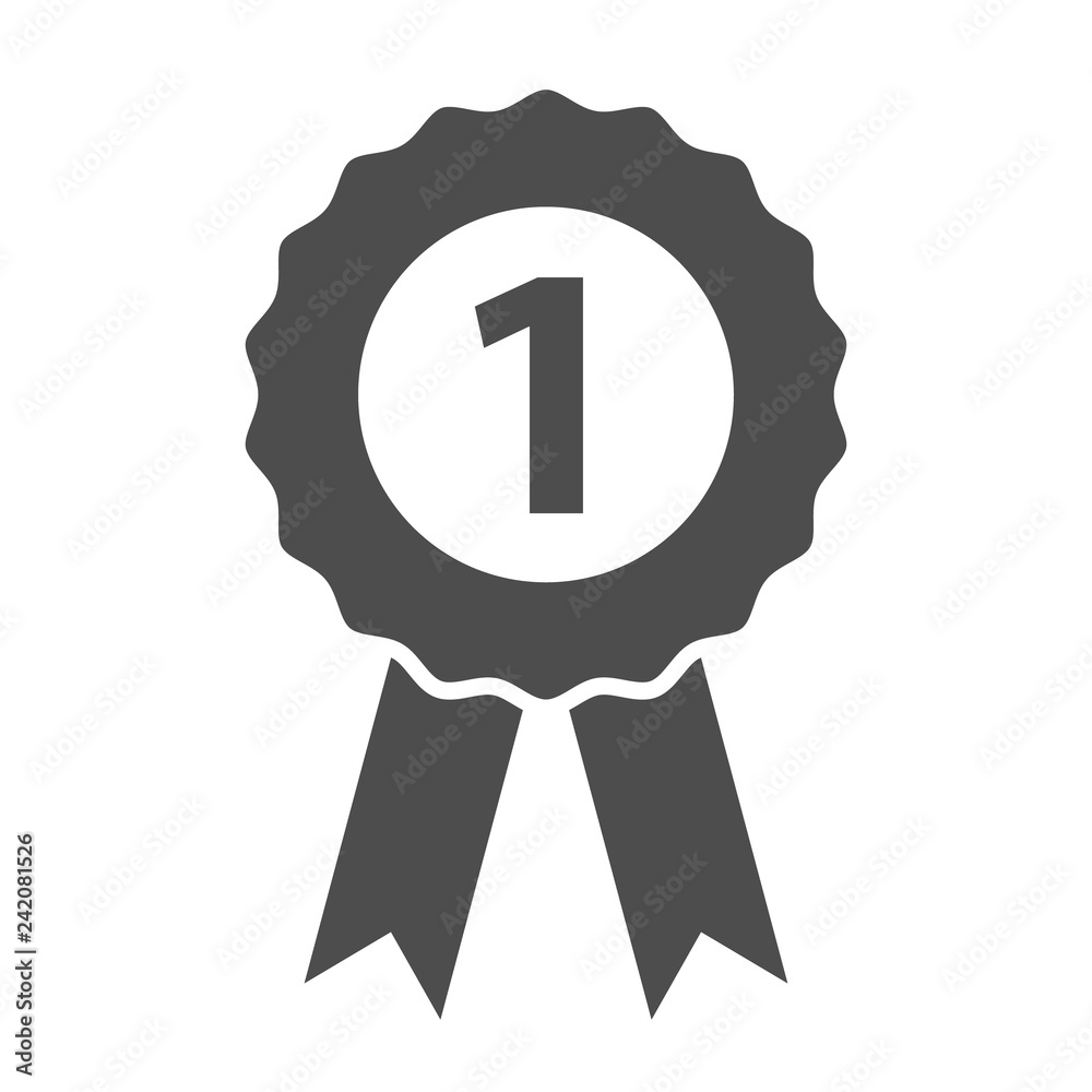 Certification seal award icon, symbol. Ribbon stamp symbol vector isolated Certification seal award icon, symbol. Ribbon stamp symbol vector isolated