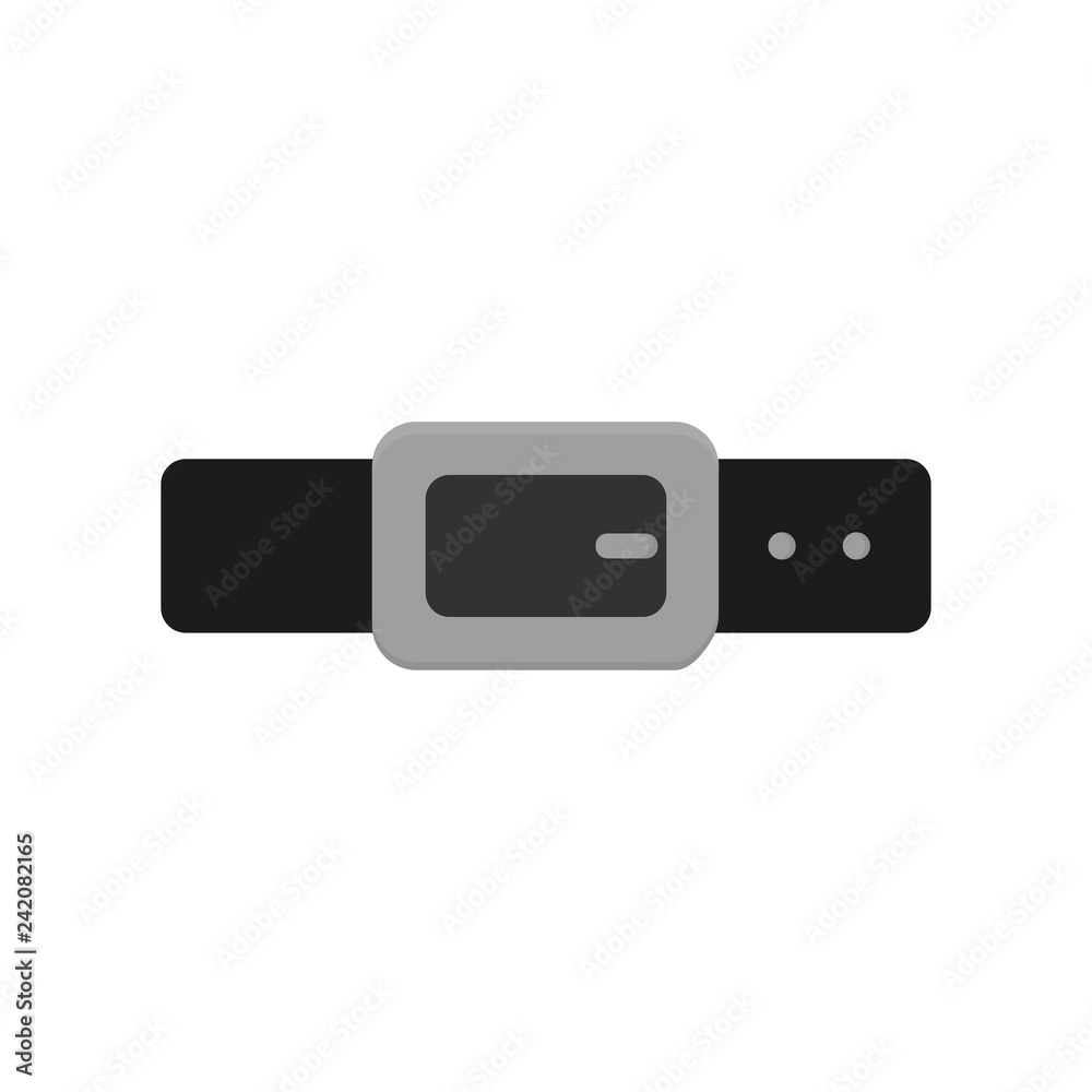 belt icon in flat style isolated vector illustration on white transparent background belt icon in flat style isolated vector illustration on white transparent background
