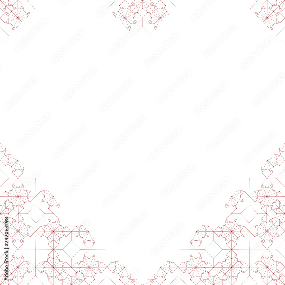 Obraz premium valentine's day heart with a print of lines outside