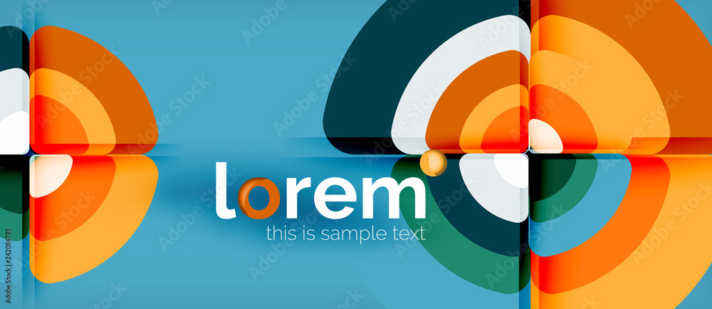 Circles and triangles geometric abstract background. Trendy abstract layout template for business or technology presentation or web brochure cover, wallpaper Circles and triangles geometric abstract background. Trendy abstract layout template for business or technology presentation or web brochure cover, wallpaper
