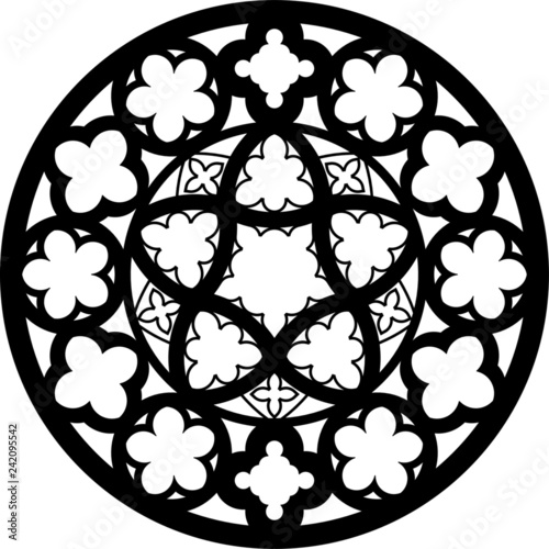 Exeter, GB, rose window