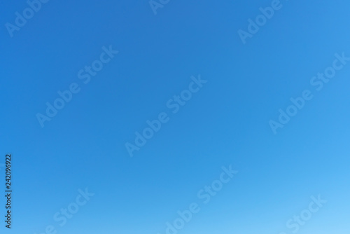 Clear blue sky, sky background