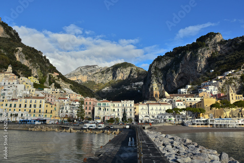 The small town of Amalfi in Italy