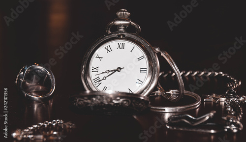 Alter Taschenuhr, Vintage watch face, pocketwatch, Retro