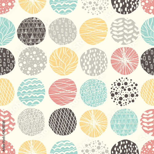 Handwriting background. Seamless pattern. Vector. 手書きのパターン