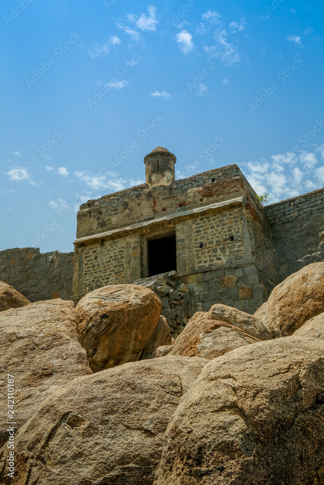 old sculpture in Tamil Nadu, India