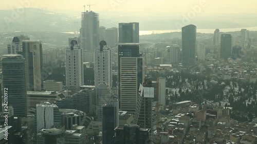 Skyscraper buildings Istanbul Bağaz general 
