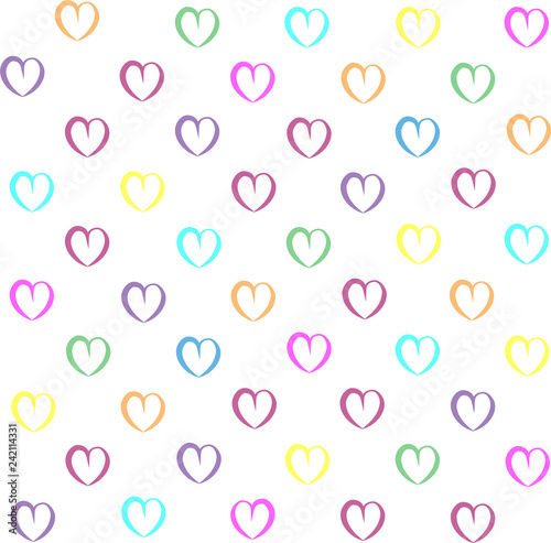 seamless hearts background