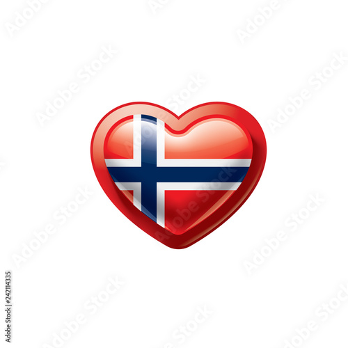Free Download Norway flag, vector illustration on a white background - GFXLoad