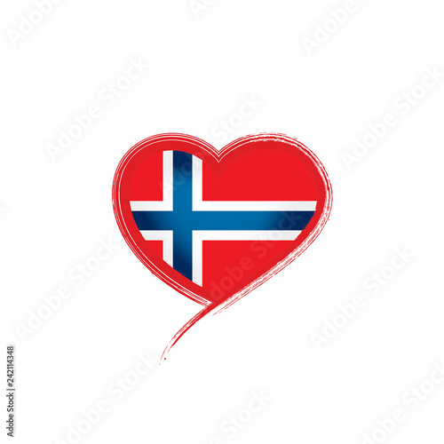 Free Download Norway flag, vector illustration on a white background - GFXLoad