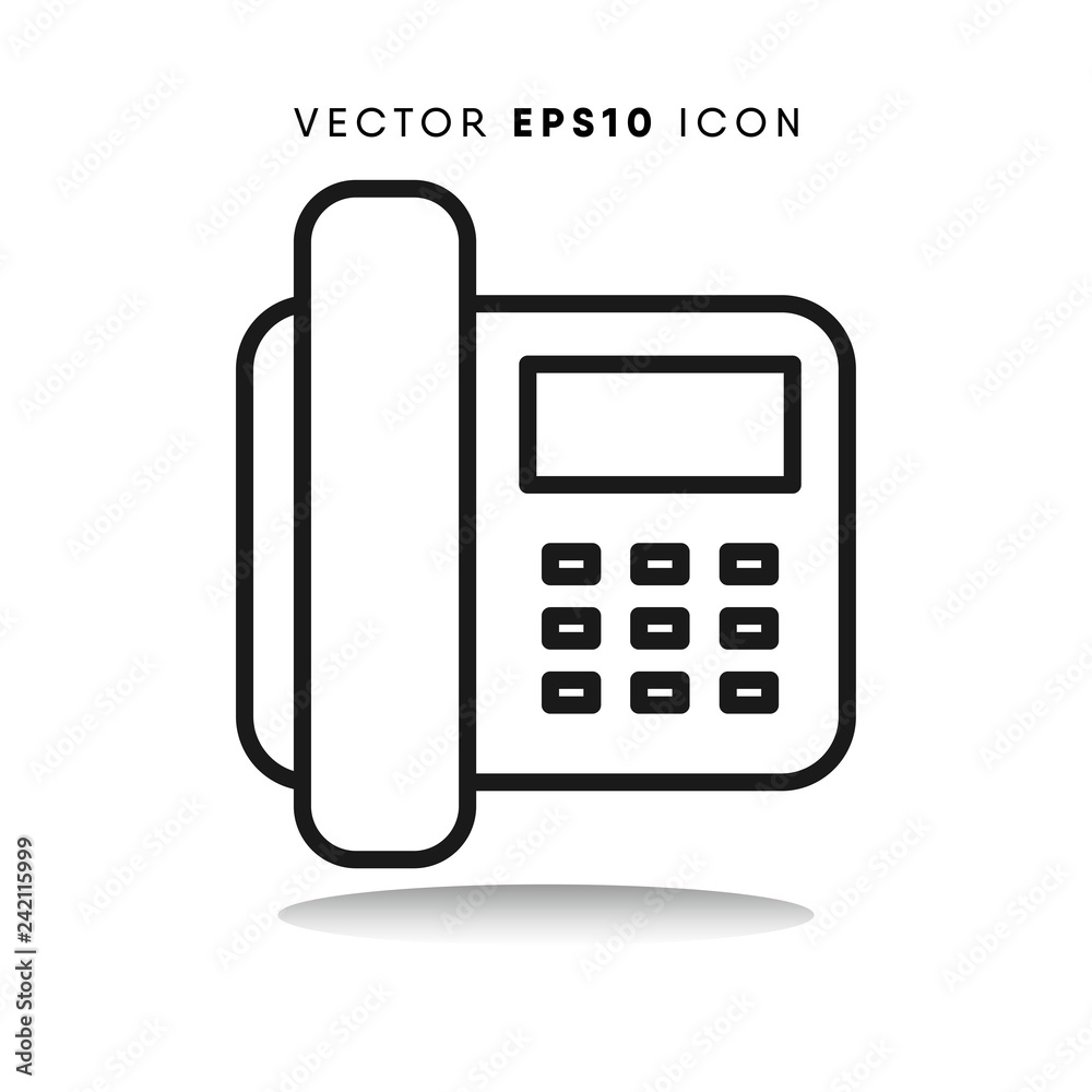 Telephone vector icon Telephone vector icon