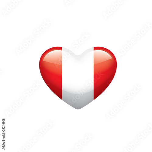 Free Download Peru flag, vector illustration on a white background - GFXLoad