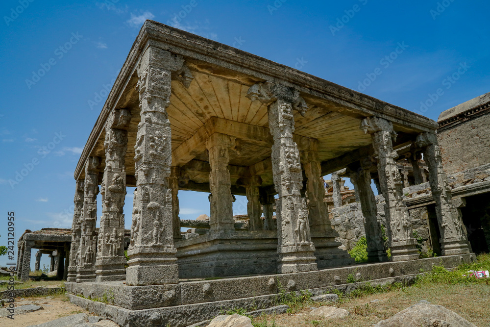 Old sculpture in Tamil Nadu, India