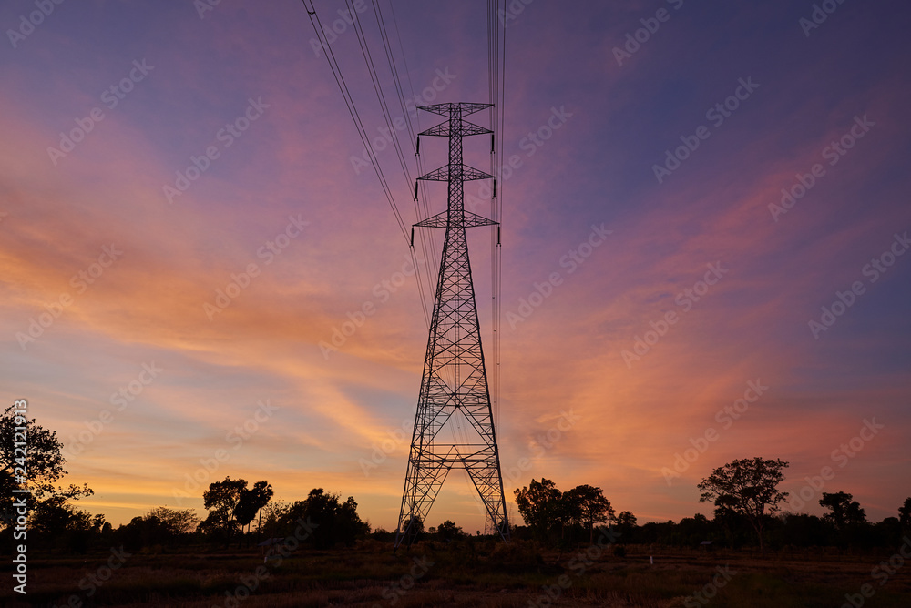 Beautiful Sky Color During Sunset