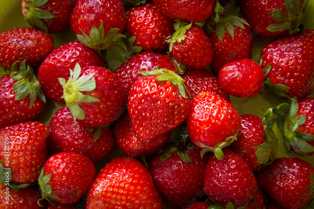Strawberry. Fresh organic berries . Strawberry. Fresh organic berries .