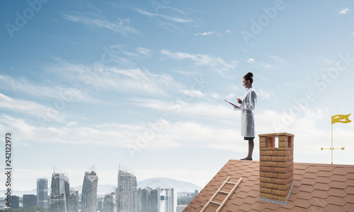 Woman doctor is ready to help the whole city