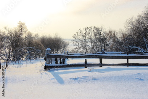 Winter's tale in the village