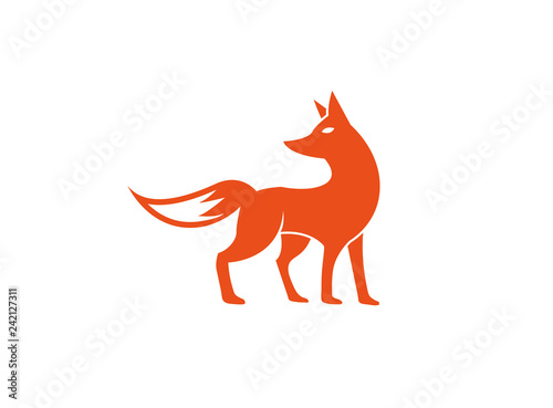 fox logo vector image