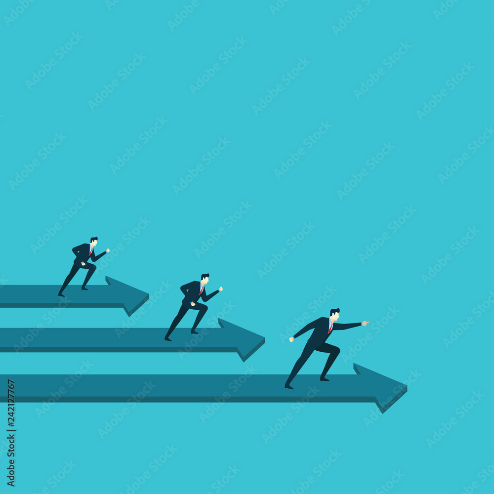 business man concept illustration drive arrow business man concept illustration drive arrow