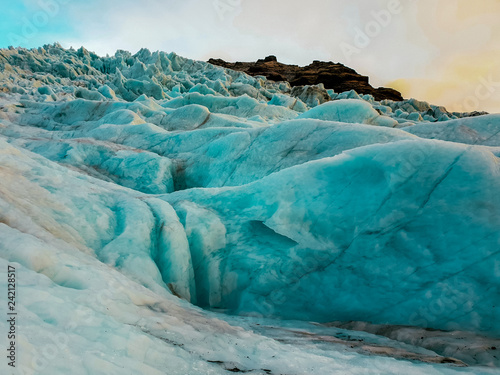Glacier Background