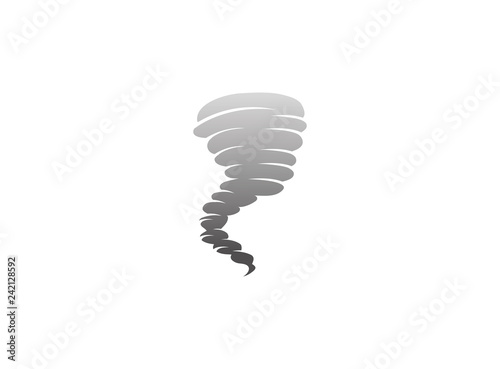 cyclone and whirlwind storm logo design 