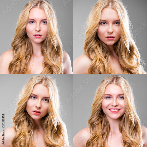 Close up sexy blonde woman © Andrey_Arkusha