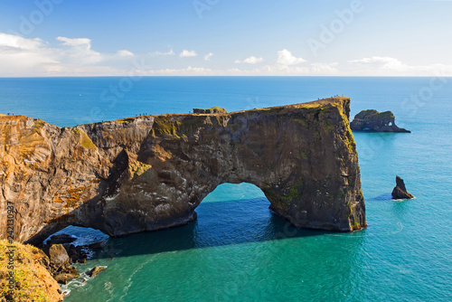 Felsbrücke vor Kap Dyrholaye photo