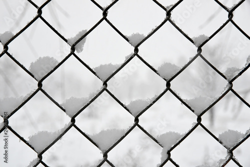 fence on a background