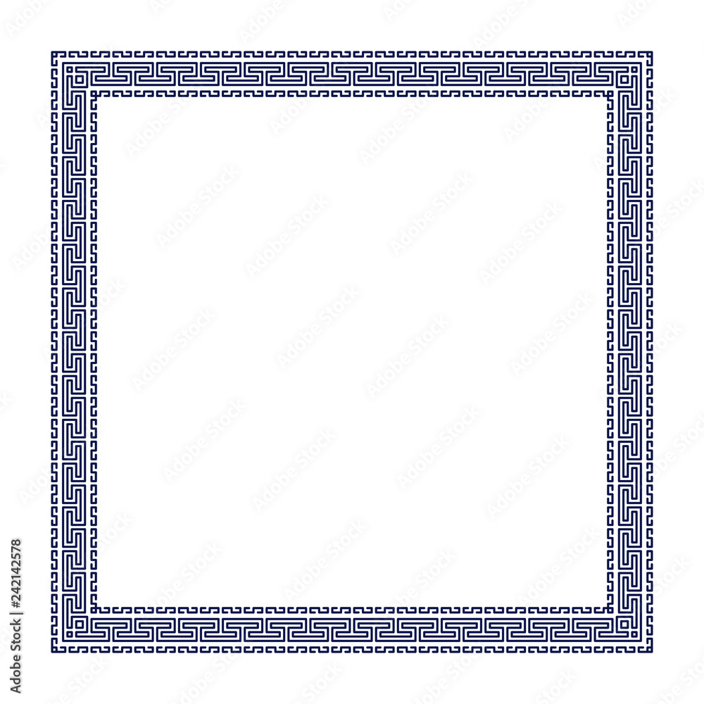 Decorative greek frame.