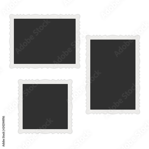 Retro photo frame set.