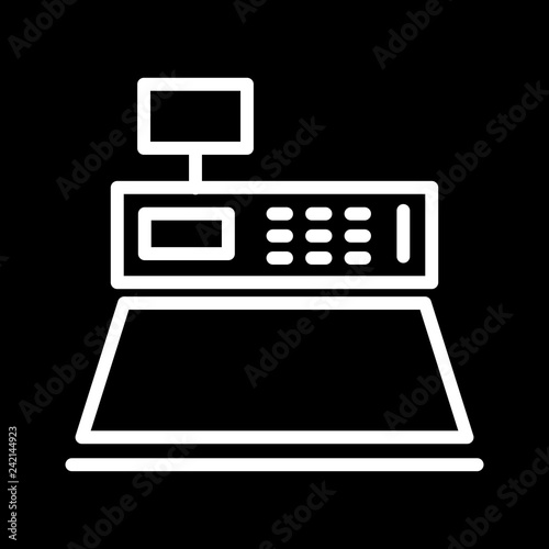 Vector Cash Counter Icon