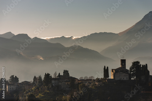 Barga - Medieval town and Apuan Alps