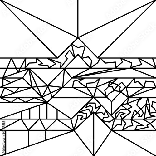 abstract geometric background with triangles