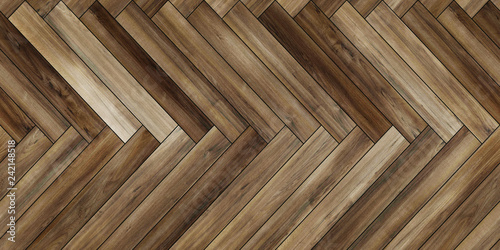 Seamless wood parquet texture horizontal herringbone pale brown