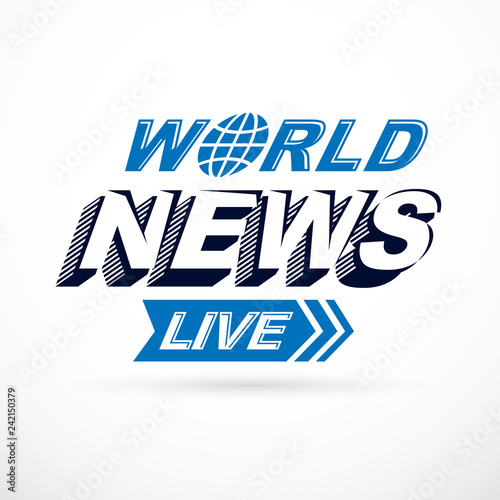 World live news inscription...