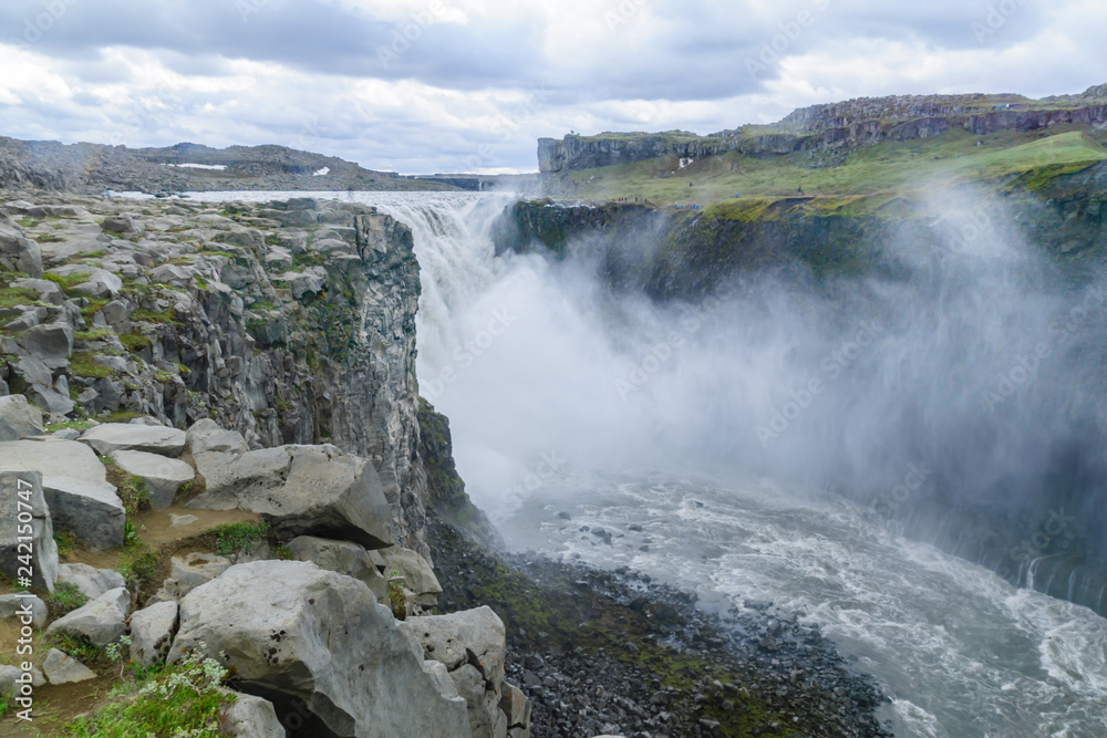 Dettifoss waterfall, Northeast Iceland Dettifoss waterfall, Northeast Iceland