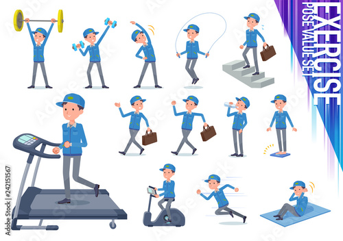 flat type Delivery men_exercise