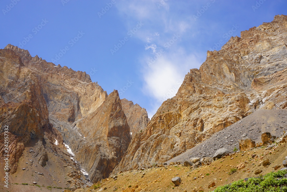 インド ザンスカールの山々をトレッキング